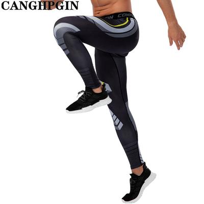 CANGHPGIN Men's Sportswear Fitness Pants Breathable High Elastic Running Basketball Training Sports Trousers