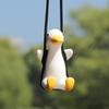 Cute Yellow Little Duck Car Pendant Vehicle Interior Decor Birthday Gift Auto Decoraction Ornaments Swing Duck