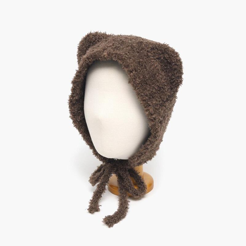 Ear-shaped women's bonnet hat, amusement park, Poggle, string hat