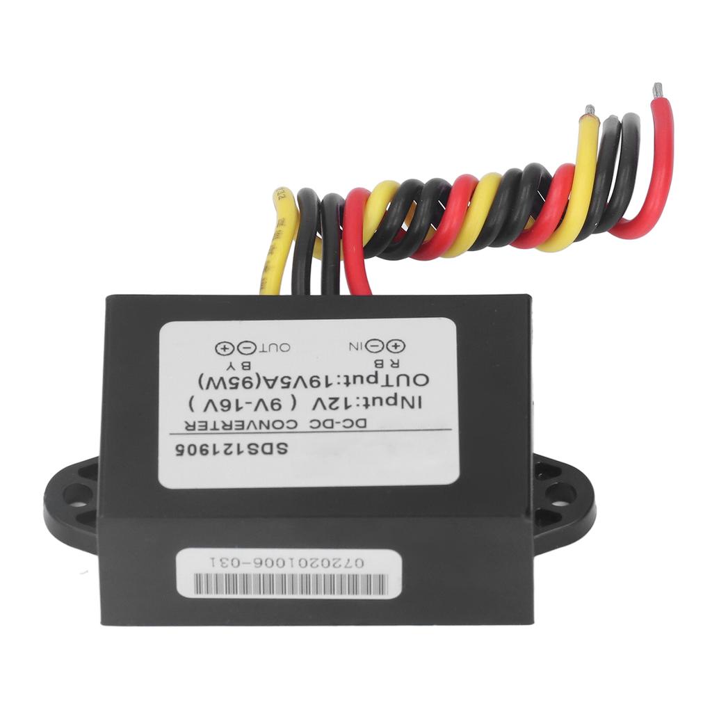 Boost Converter DC 12V do DC 19V Wodoodporny adapter Step Up Akcesoria do zasilania