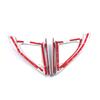 For Hyundai Creta IX25 2016-2018 Front A Pillar Audio Speaker Cover Frame Trim Car Decoration Accessories ABS Sticker