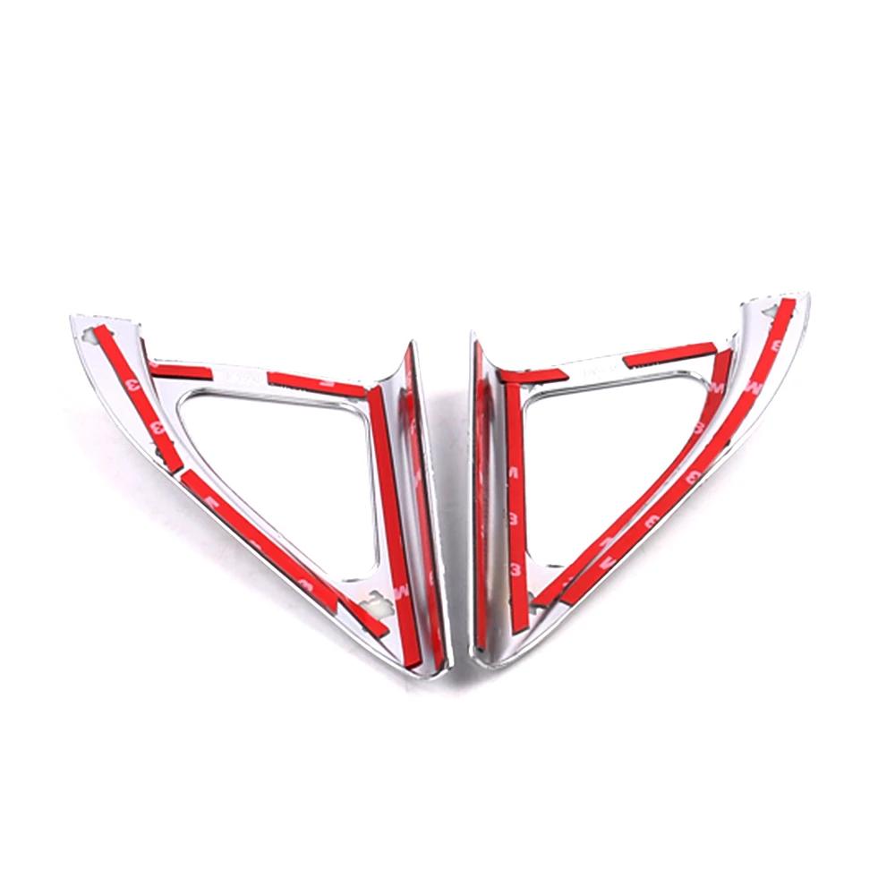 For Hyundai Creta IX25 2016-2018 Front A Pillar Audio Speaker Cover Frame Trim Car Decoration Accessories ABS Sticker