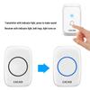 Waterproof Long-Distance Wireless Doorbell with Remote Control, 58 Melodies, and 4 Volume Levels