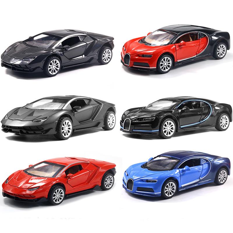 1:36 Simulation Lamborghini Alloy Sports Car Model Children's Toy Car Ornaments
