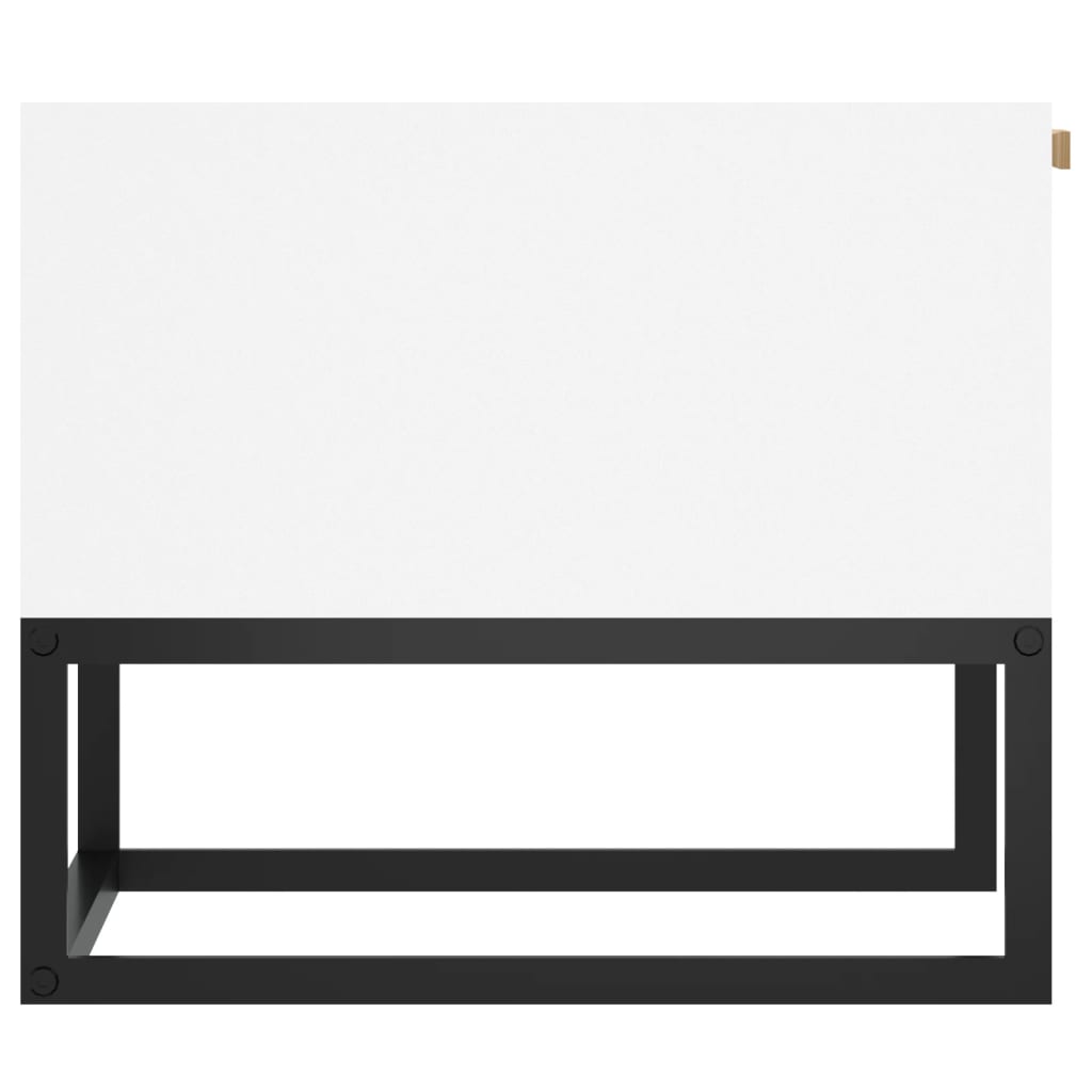  Coffee Table, White, 80x40x35 Cm