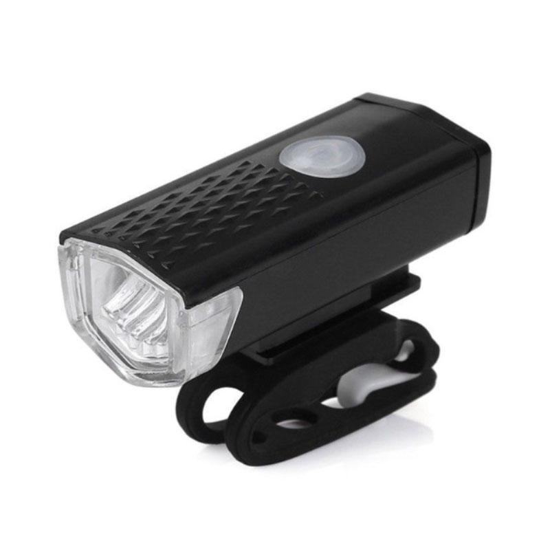 Bicycle Front Rear Light Set LED Rechargeable Head Light Taillight for Bike Night Cycling Riding Red Warning Tail Light 3 Modes