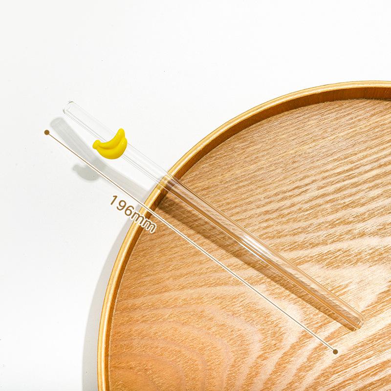 Flexible Glass Straw Set, Includes Cleaning Brush, Ideal For Milkshakes & Sodas, Perfect Gift For Birthdays & Weddings