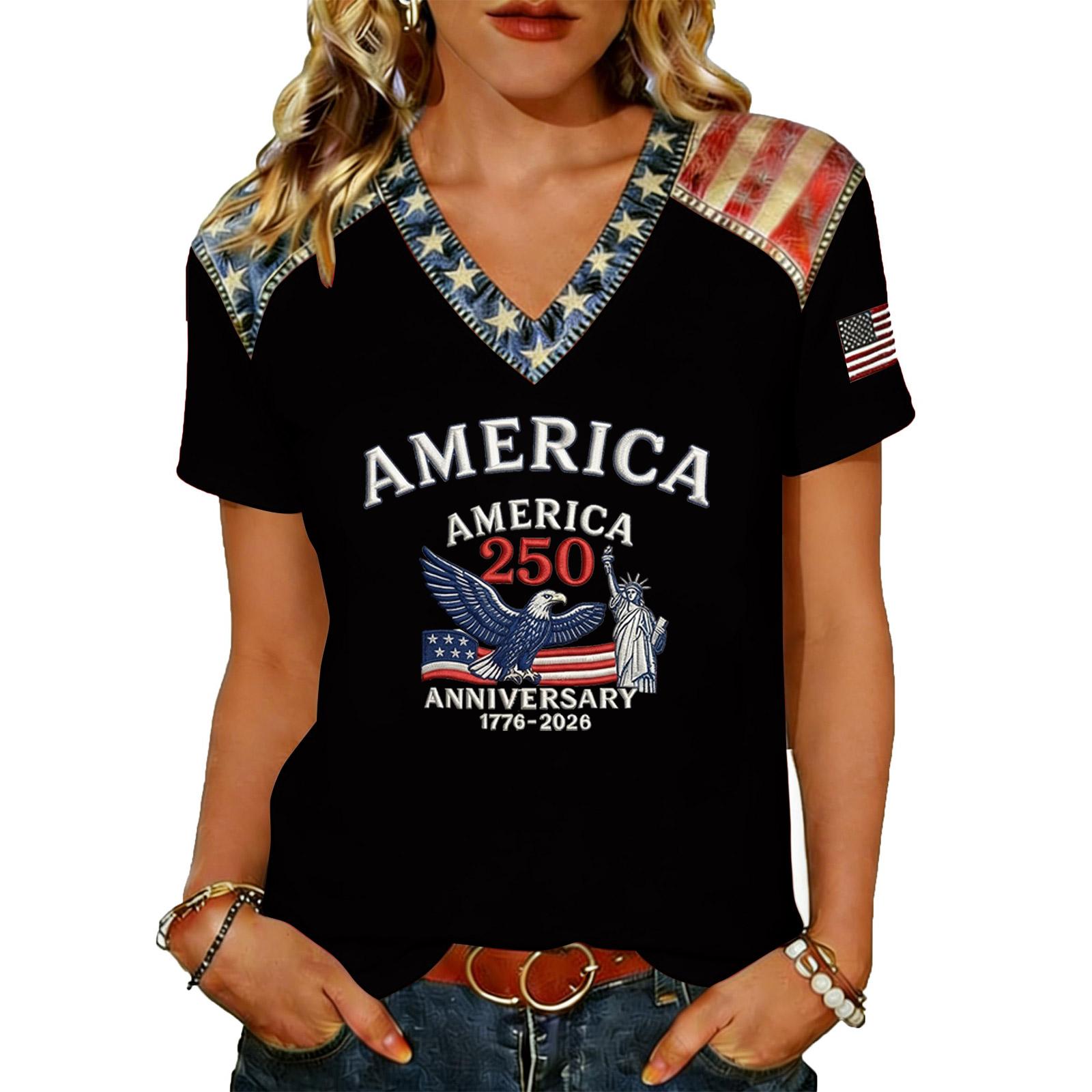 

Women Casual V Neck Short Sleeve Pullover T Shirt Top Lightweight Soft Fabric Comfortable Fit XXL чёрный