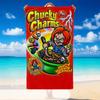 Quick Dry Beach Towel Chucky Pattern, Lightweight Absorbent Towel for Pool Beach Vacation Use