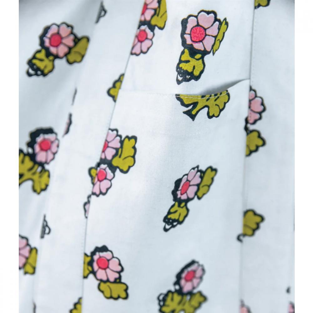 Bonton Bt Ow fLOwer Tote Bag  L  75a7t 832 04