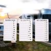 50Sheerts Replaceable Checklist Memo Board Refill Sheet Unlined 6.77x2.75Inch