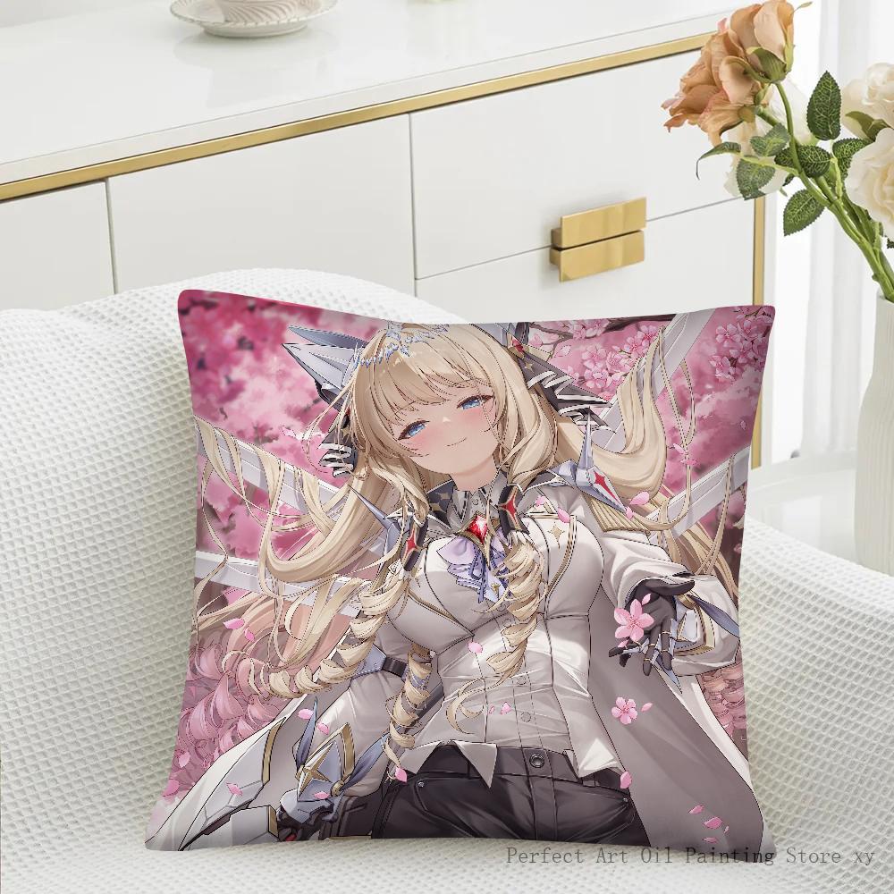 NIKKE Goddess Of Victory Spiel Kissenbezug Mode Quadratischer Kissenbezug Schlafzimmer Sofa Zimmer Ins Dekoration Freizeit Kissenbezug 40x40