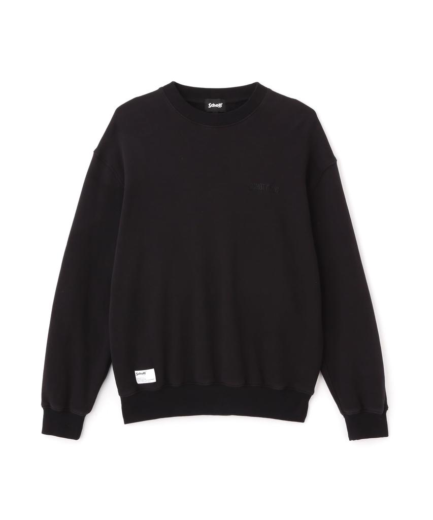 Schott Leather Elbow Patch Sweatshirt, Men's, Size XL, 010, Black, 782-5232007