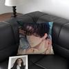 Mr Love Queen'S Choice Lucien Cushion Cover Natural Linen Organic Fabric Double-Sided Printing Sofa Home Decor Gift Pillow Case