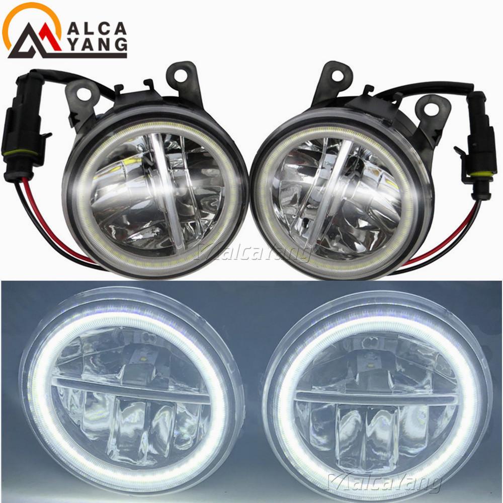 Angel Eyes Fog Lamp Assembly Super Bright For Renault TWINGO GRAND SCENIC MASTER TRAFIC LOGAN Laguna DUSTER Kangoo LATITUDE 98-