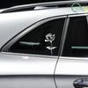 Beautiful A Rose Dead Vinyl Decal Car Sticker Water-Repellent Auto Decors For Truck Bumper Rear Window Laptop Premium