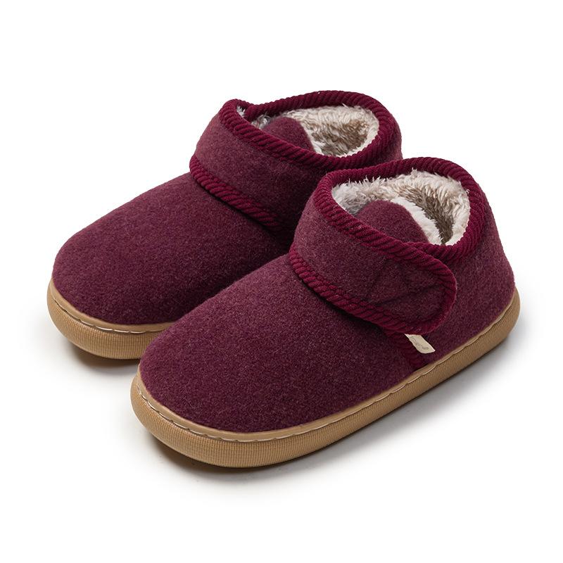 Excellent Old Man Cotton Shoes Velvet Cotton Slippers Women's Winter Indoor Home Old Non-slip Bag and Warm Outer Wear Men