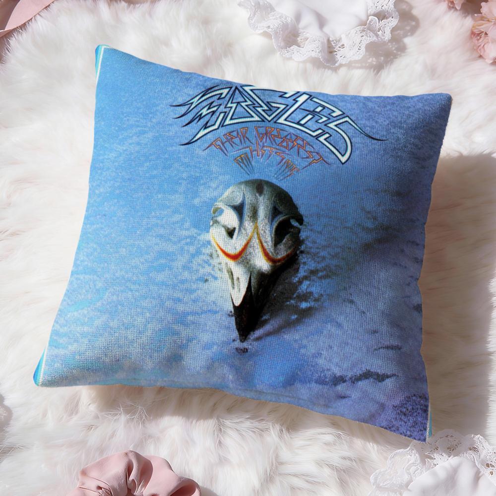 

band E-EaglesS Cushion Cover Premium Comfort Reversible Pillow Cove -Two in One Design for Any Room & Car Interior 30cmx30cm