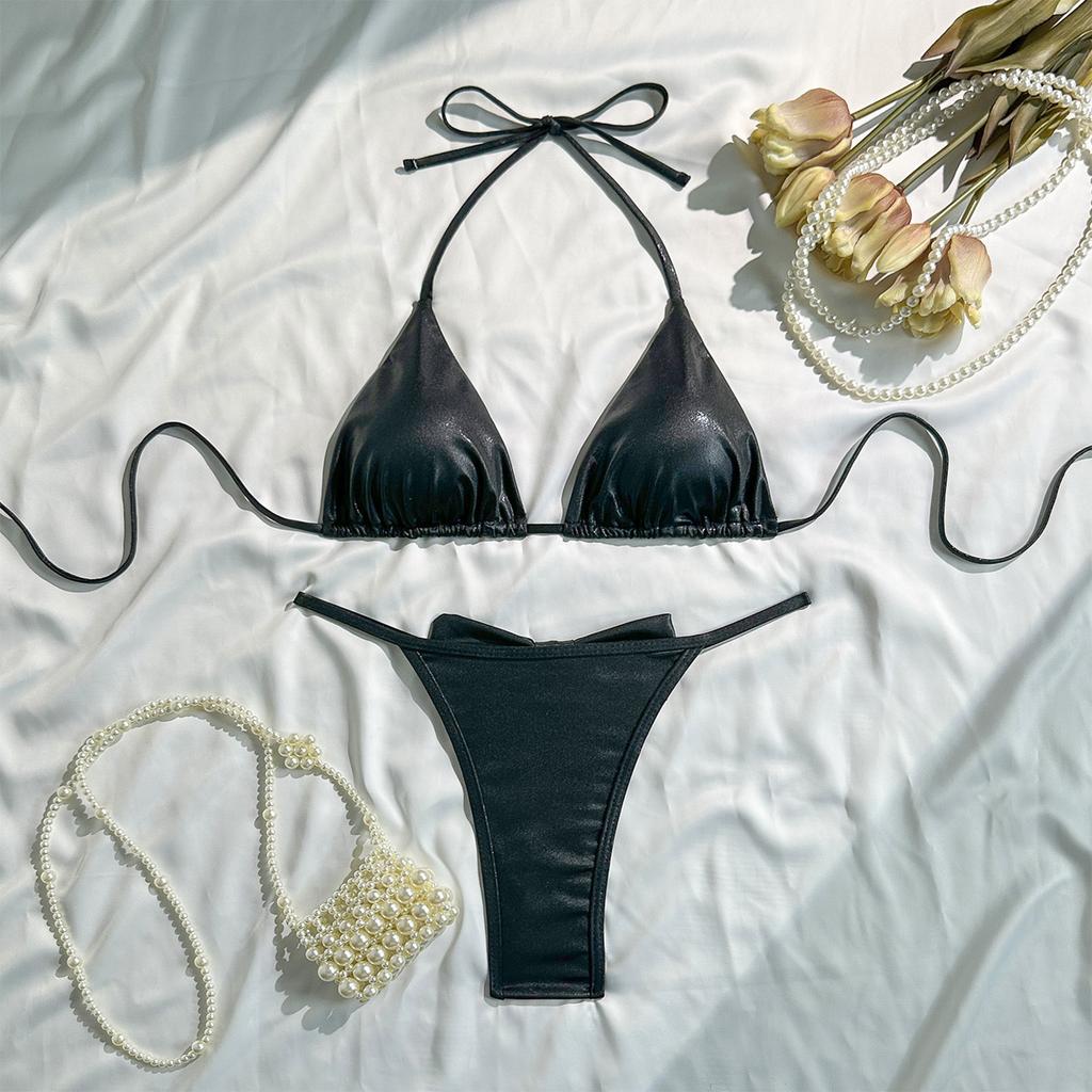 Women's Color Two,piece Bikini Swimsuit/sports Swimwear
