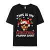 This Is My Christmas Pajama Rottweiler Tshirts Top Quality Print T Shirt For Unisex Blue And White Graphic T Shirts