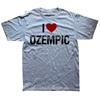 Funny I Love Ozempic Classic T Shirts Men Women Pure Cotton Humor Streetwear Tee Shirt Short Sleeve Unisex Loose Clothing