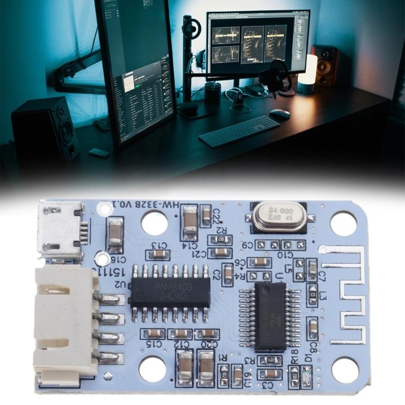 Bluetooth-compatible Sound Receiver Board Lossless Decoding Board Wireless Stereo Music Module Type C Power Supply