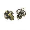 1 Pair Shiny Alloy Cardigan Collar Clips Holder Women Decor Crystal Cape Cloak Clasps Fasteners Buckle Brooch Clip