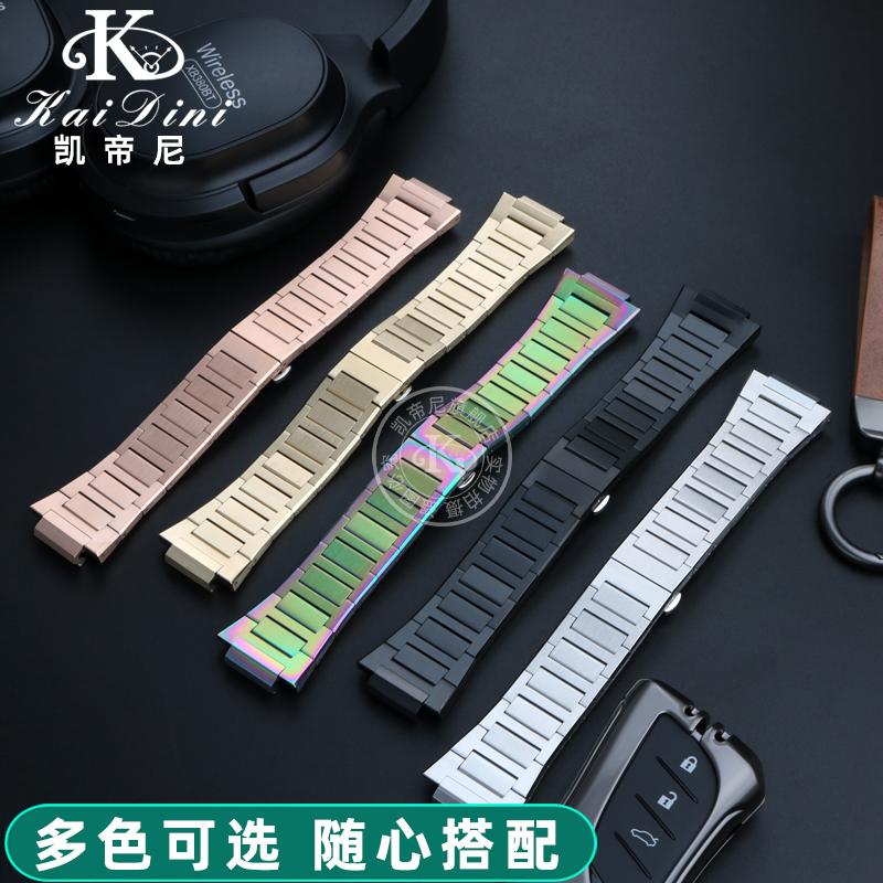 Para Casio GA-2100 GM2100 correa de reloj G-SHOCK roble de granja acero refinado modificado cadena de reloj acero correa de hombre pulsera Pulsera