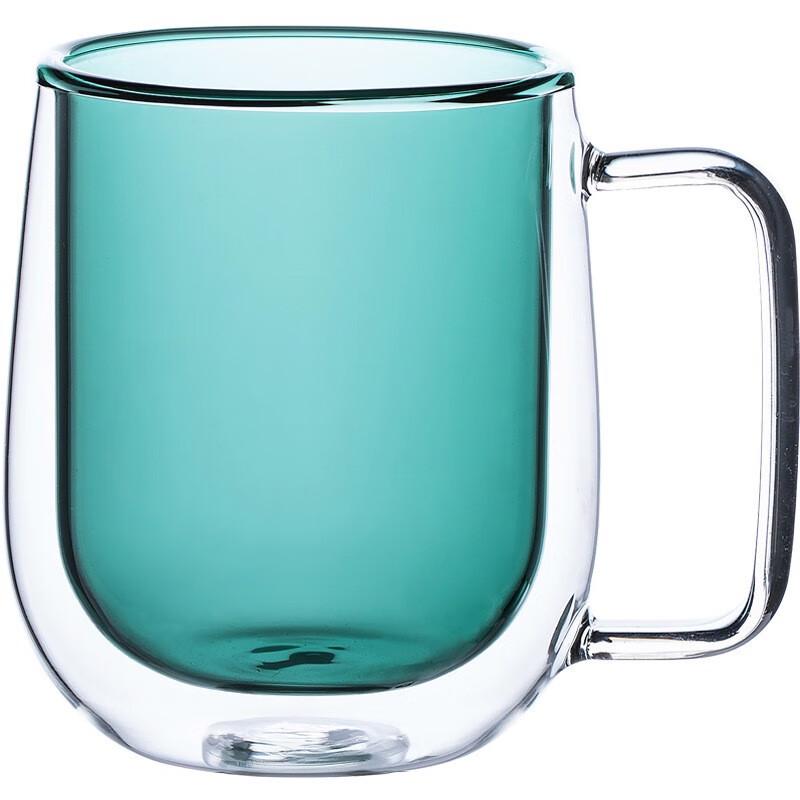Insulated High Borosilicate Double Wall Glass Mug