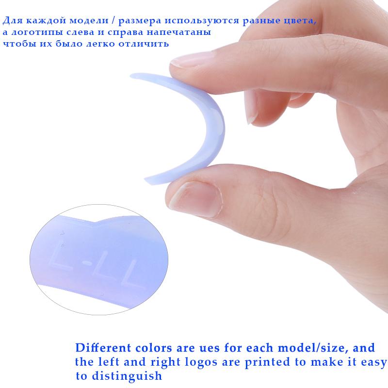 8 Pairs Eyelash Perming Pad Silicone Eyelashes Perming Curler Reusable Lash Lift Shield Pads For Lasting Eyelash Lifting