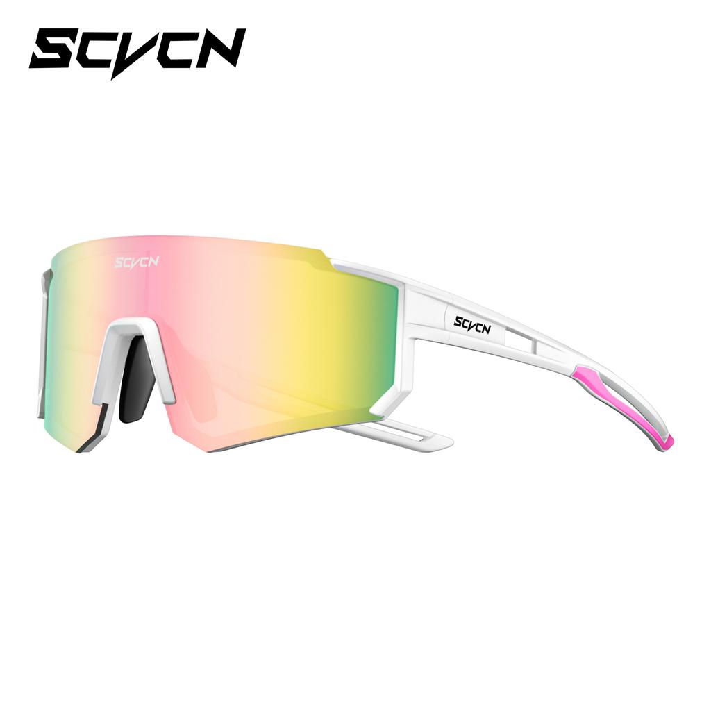 SCVCN Mode Radsportbrille Fahrrad Baseball Sonnenbrille für Herren UV400 Sport MTB Outdoor Brille Fahrrad Damen Sonnenbrille Fahren