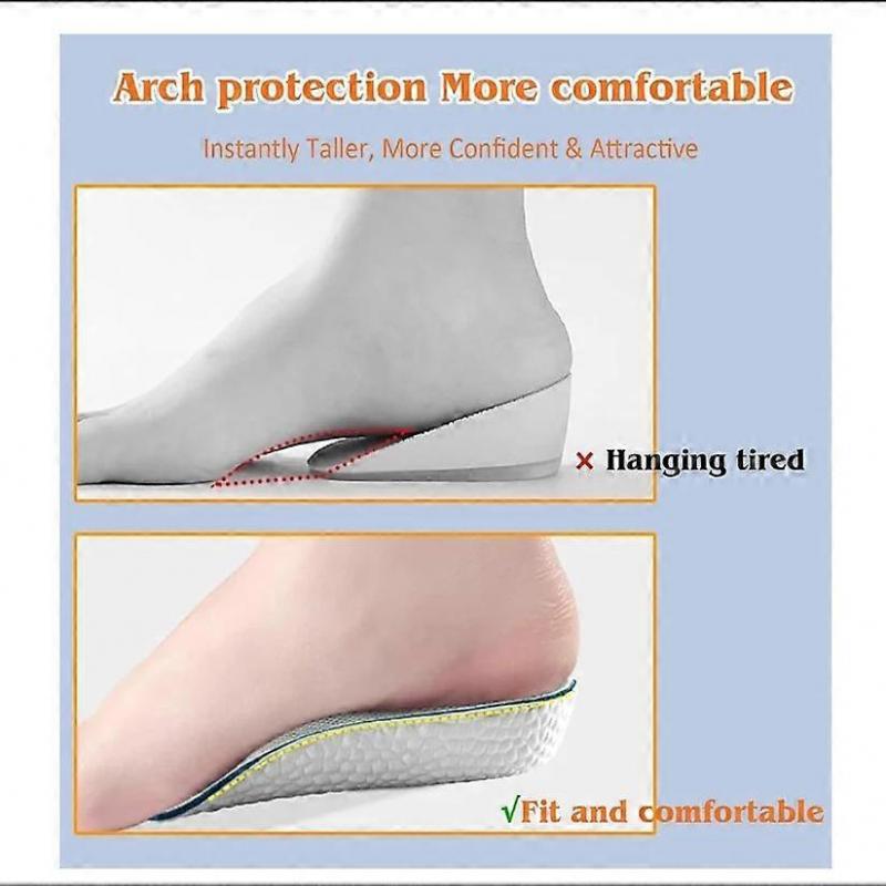 Faditi Orthopedic Highpads 3.0, Height Increase Insoles Men Women Arch Support