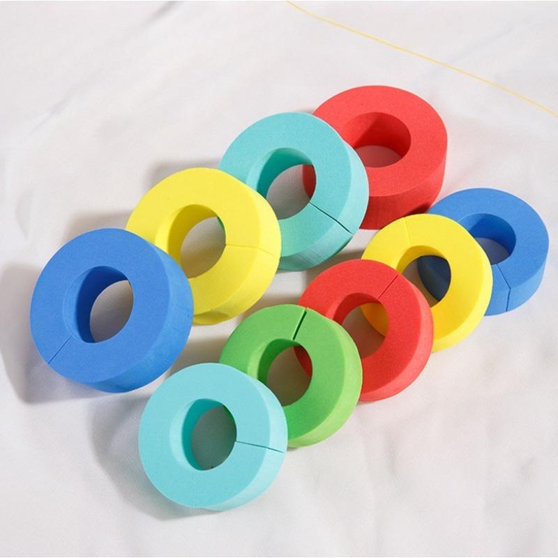 12PCS Heatless Hair Curlers Sponge Foam Rollers Curling Clips C Shape Portable Soft Curls Sleeping Flexi Rods Hair Styling Tools