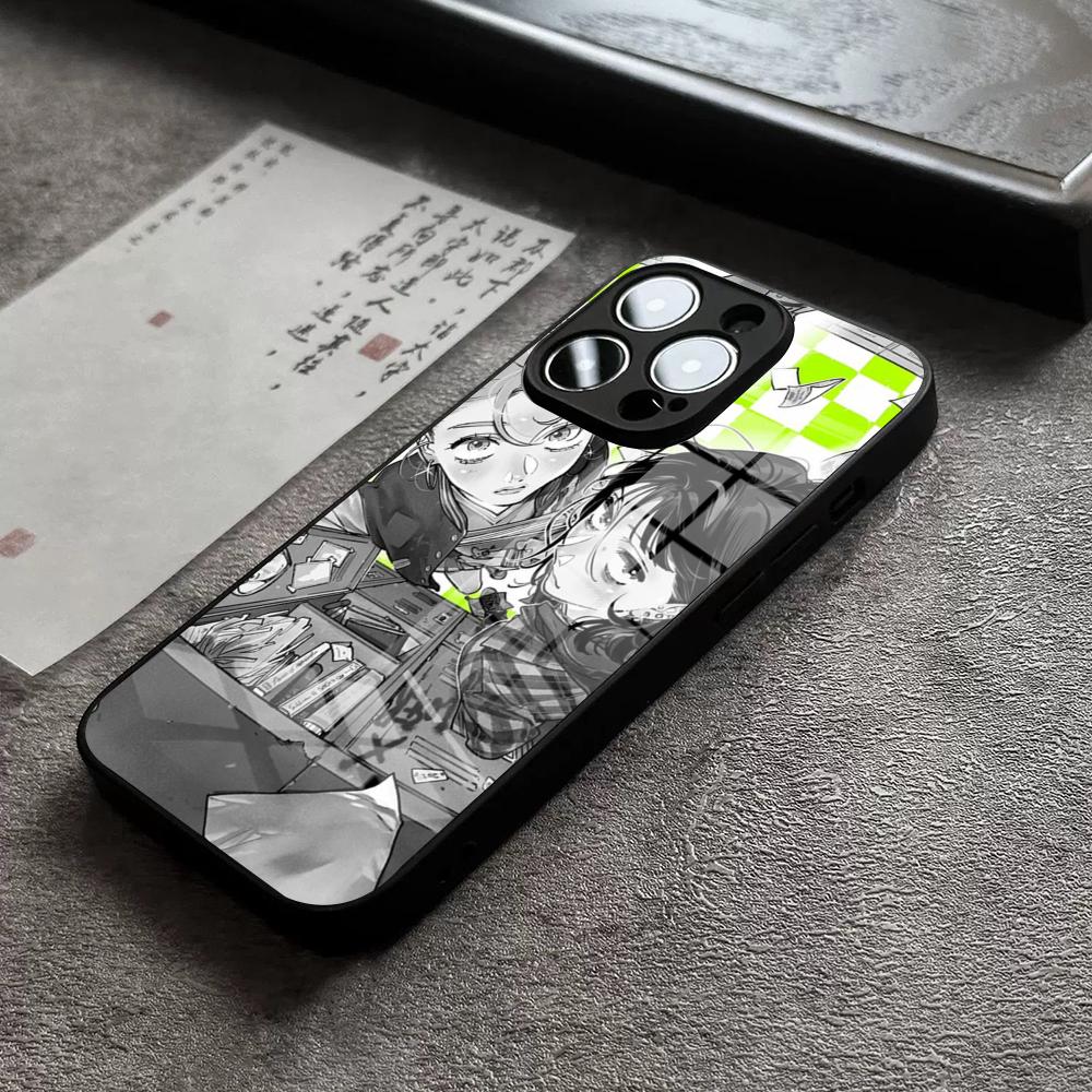 Phone Case For IPhone 17 Pro Max 14 Pro 15 12 11 13 Mini X XR XS 16 Plus SE Glass Cover A-Aya O-Oosawa K-Koga M-Mitsuki
