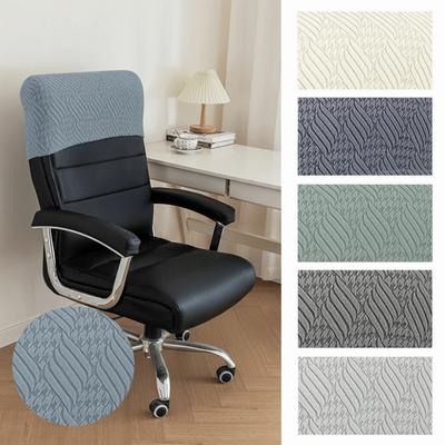 Dust-proof Backrest Protector Solid Color Executive Chair Half Cover for Gaming Chair Office