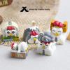 Arbeitende Hühner Serie: Personalisierte skurrile Harz-Tastenkappen – Niedliche mechanische Tastaturgeschenke