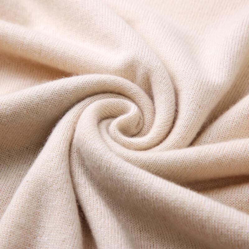 Zhaojun Women's Pure Cashmere Half-High Collar Ink Print Sweater