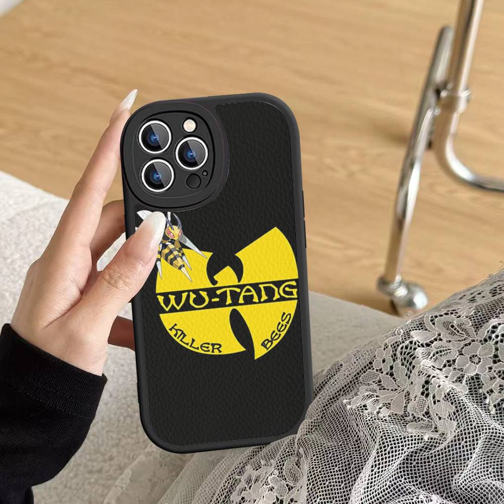 W-wu T-tang Clan Hip-hop Music Group Phone Cover For IPhone 11 12 13 14 15 16 Pro Max Mini Plus Soft Leather Case