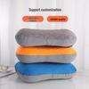 Compact Inflatable Neck & Lumbar Support Pillow for Travel, Office, and Home