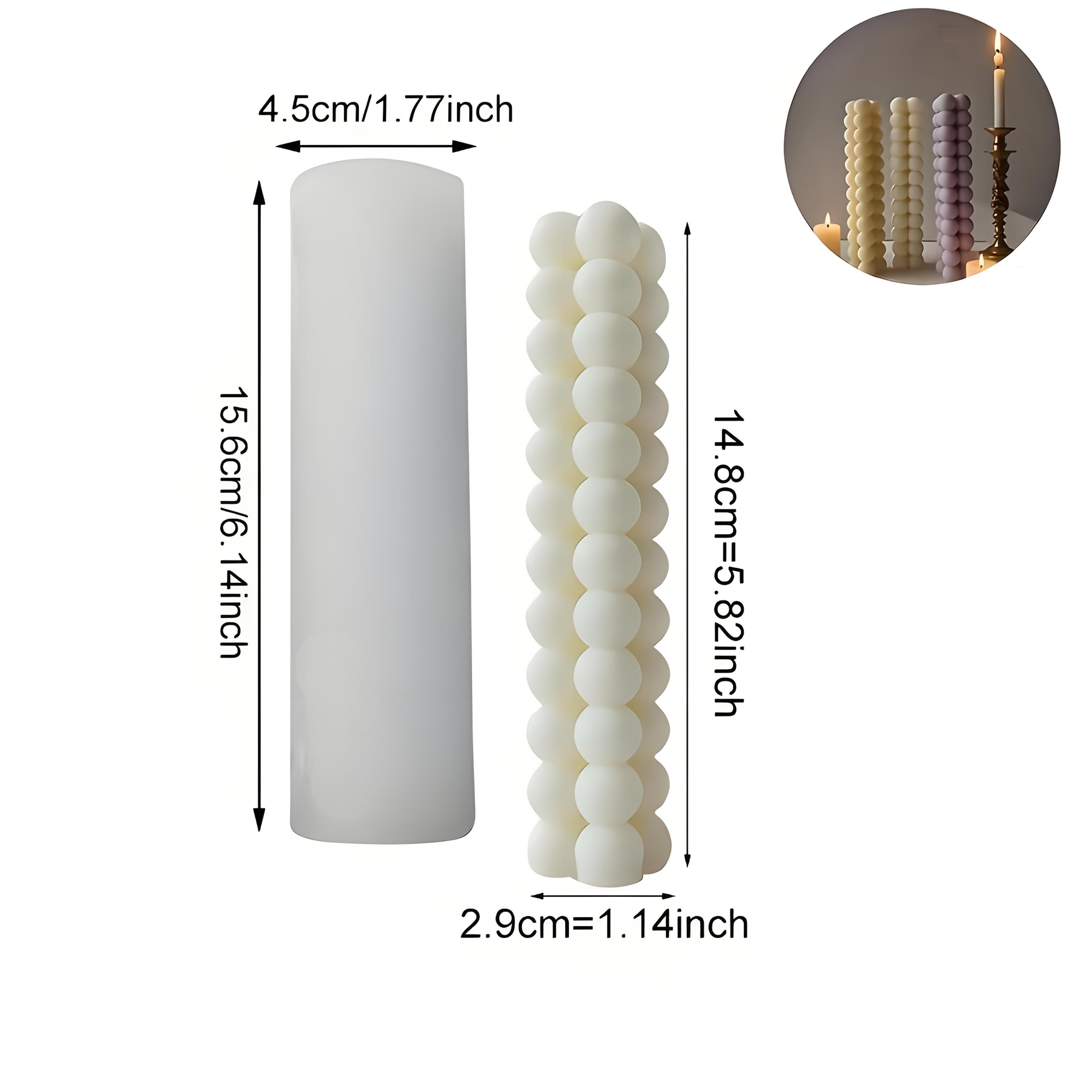 

Round Ball Cubic Column Silicone Mold for Soap Soy Wax Epoxy Resin DIY Handcraft Weeding Party Dinner Gypsum Ornaments Christmas