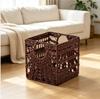 Handmade Rattan Gourd Grass Storage Basket for Sundries, Snacks & Fruits