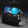 New KDEAM Brand High Quality Men Square Sunglasses Colors Sports Polarized Sun Glasses Reflective Coating Mirrored Lens
