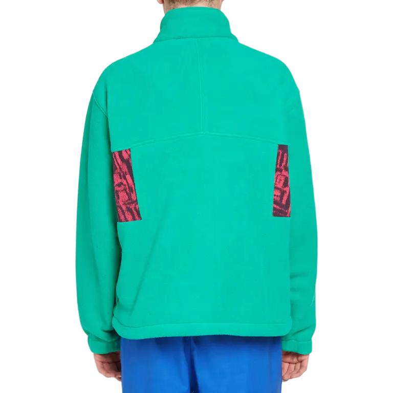 Nike ACG Series Logo Print Stand Collar Zip Retro Sports Jacket Long Sleeve Slim Jacket Men Jacket Green BQ3446-319