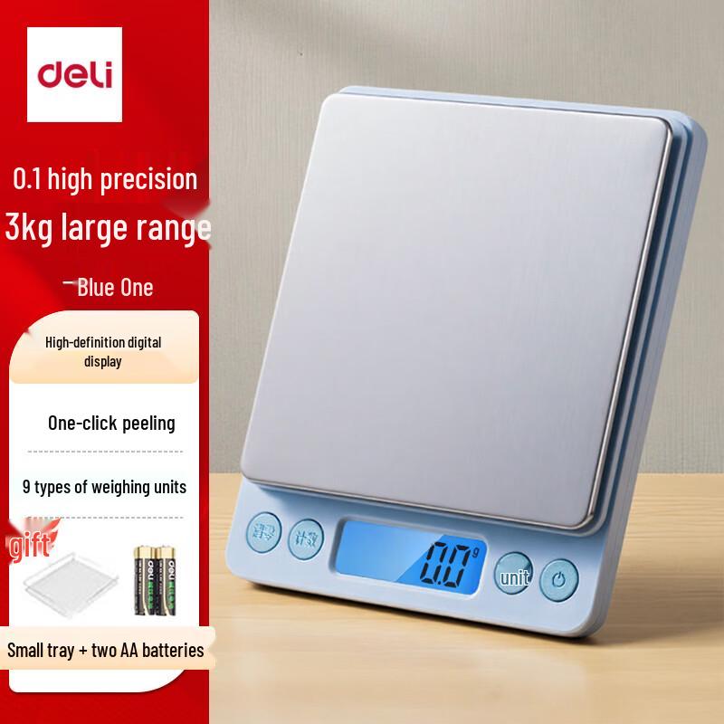 Deli 3kg/0.1g Electronic Kitchen & Baking Scale