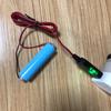 Magnetisches USB-Ladekabel für 3,7V 14500 16340 26650 Akkus Wiederaufladbares Akku-Ladekabel mit Typ-C-Adapter