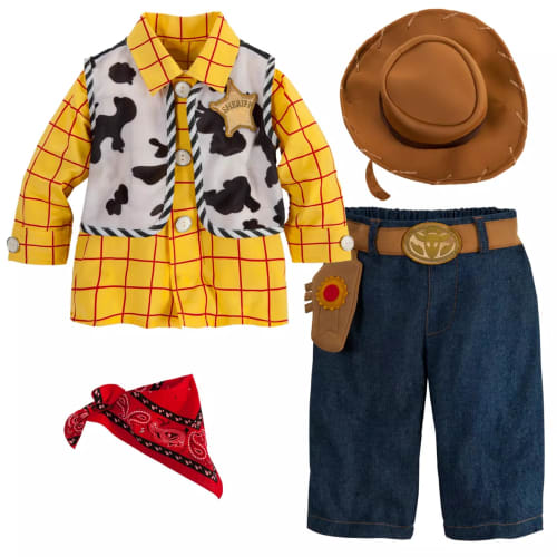Toy Story Woody Cowboy Kigurumi Costume Cosplay Halloween Baby Boy US Disney Store (US 18-24M Japan 90cm)