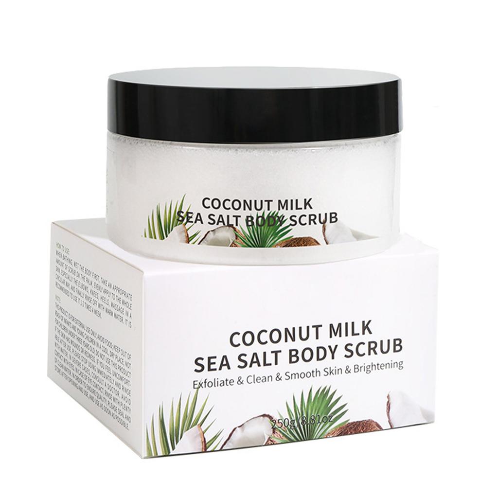 Body Scrub Cream with Gentle Exfoliation - 250g Deep Cleansing Moisturizer for Smooth, Brightened Skin - Bath & Shower Skincare Tool, 1 Piece