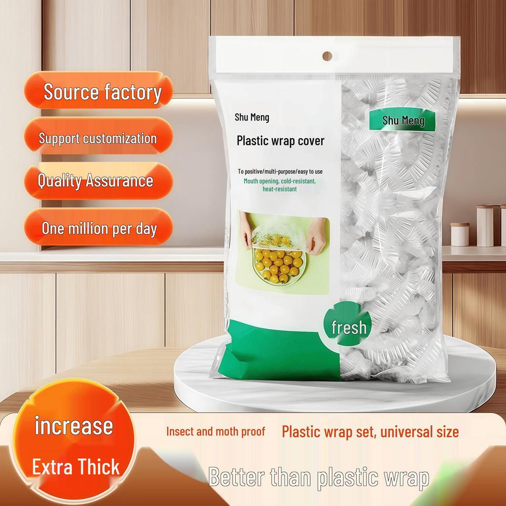 Disposable Food Grade Cling Film Covers for Freshness - Vegetable & Fruit Sleeves