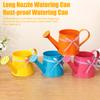 1L Mini-Gießkanne mit Schleifenverzierung Vintage Ergonomischer Griff Robuster Metall-Innen-Außen-Gartenpflanzen Blumen-Gießkanne