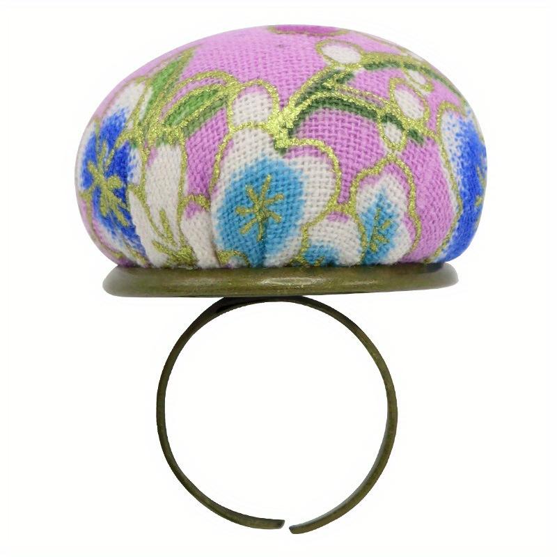 

1 шт регулируемые кольца игольницы для квилтинга поделки игольницы для пальцев DIY швейные инструменты аксессуары розовый